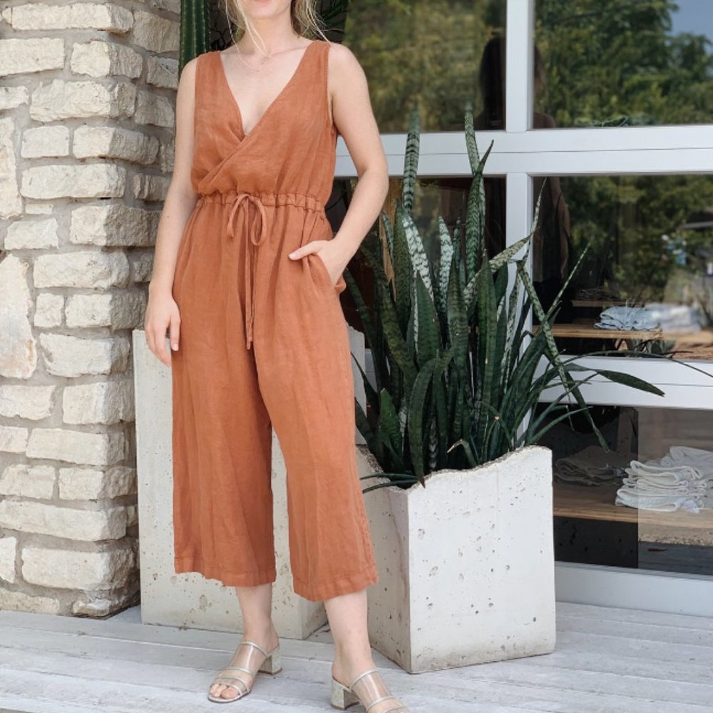 esby Allison Jumper in Rust